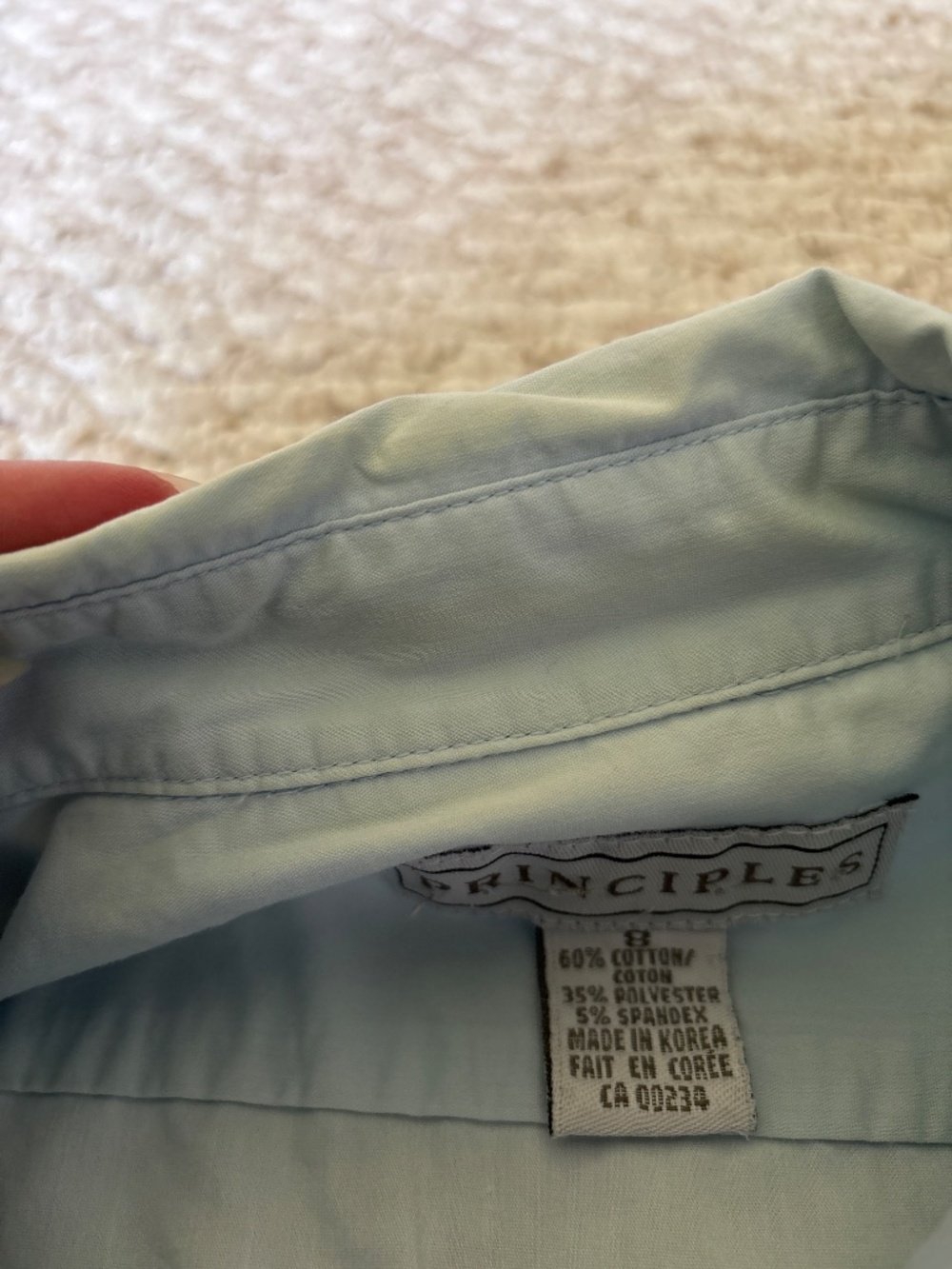 Blue button down - Picture 4 of 7